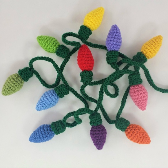 Handmade Other - Crochet Christmas String Lights